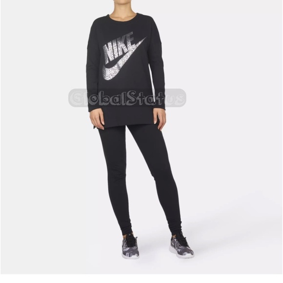Nike Black Long Sleeve Top (Small) - Picture 10 of 12